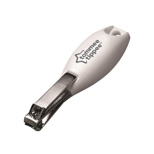Nail clipper with Tommee Tippee logo on a white background