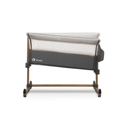 Lionelo Next To Me Bedside Cot Bed Leonie Grey Stone