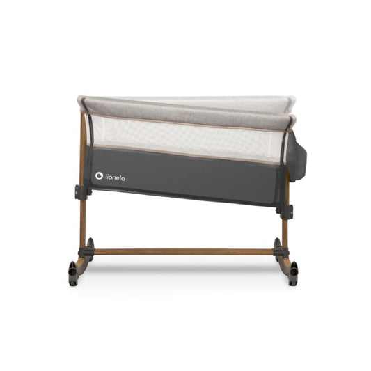 Lionelo Next To Me Bedside Cot Bed Leonie Grey Stone