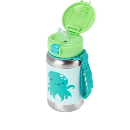 Skip Hop Stainless Steel Straw Bottle – Octopus