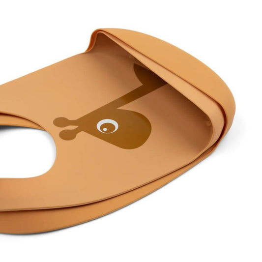 Done By Deer Silicone Bibs Raffi Mustard - 2 Pack