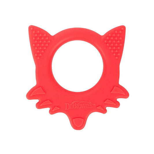 Dr. Brown’s Flexees Friends Soft Silicone Baby Teether - Fox