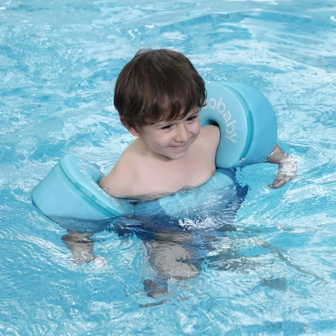 Mambobaby Air-Free Armbands Float Set Swim Trainer - Blue Whale