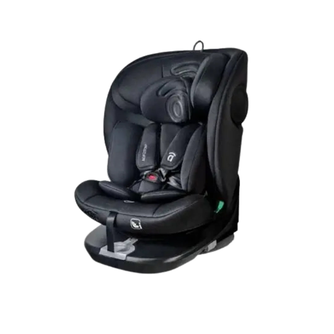 Asalvo Black car seat on a white background