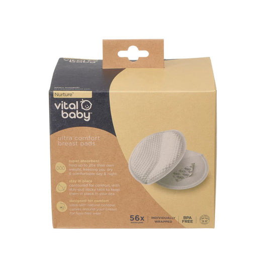 Vital Baby Ultra Comfort Disposable Breast Pads – 56 Pack