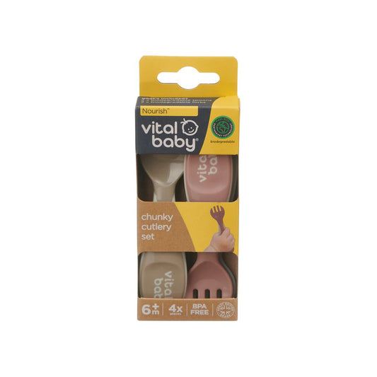 Vital Baby Chunky Cutlery Set