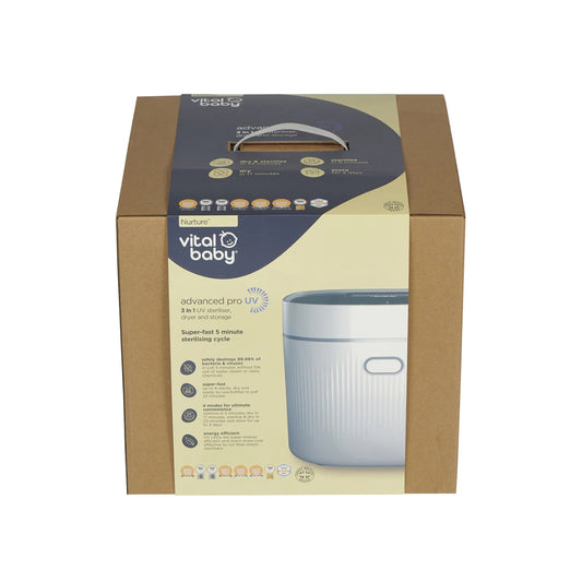 Vital Baby Advanced Pro UV Steriliser & Dryer | white