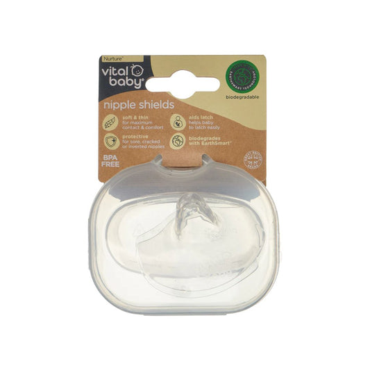 Vital Baby Nipple Shields with Protective Case