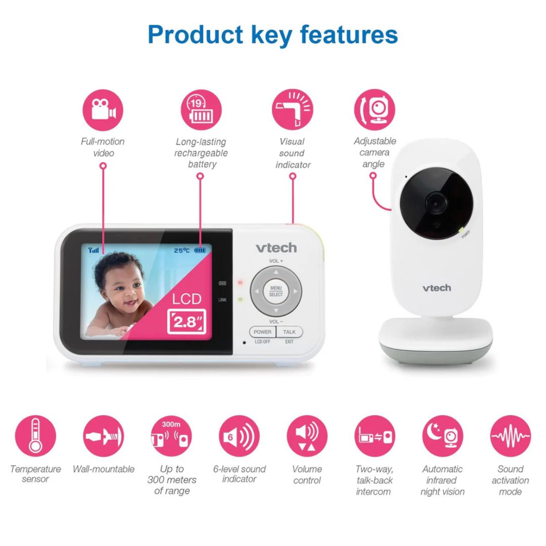 Vtech 2.8" Digital Video Baby Monitor