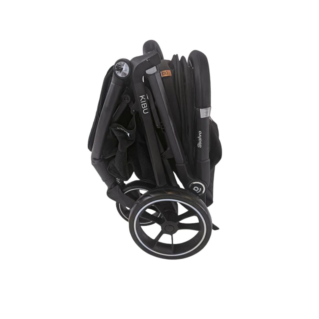 Asalvo stroller travel sysrem in a white background