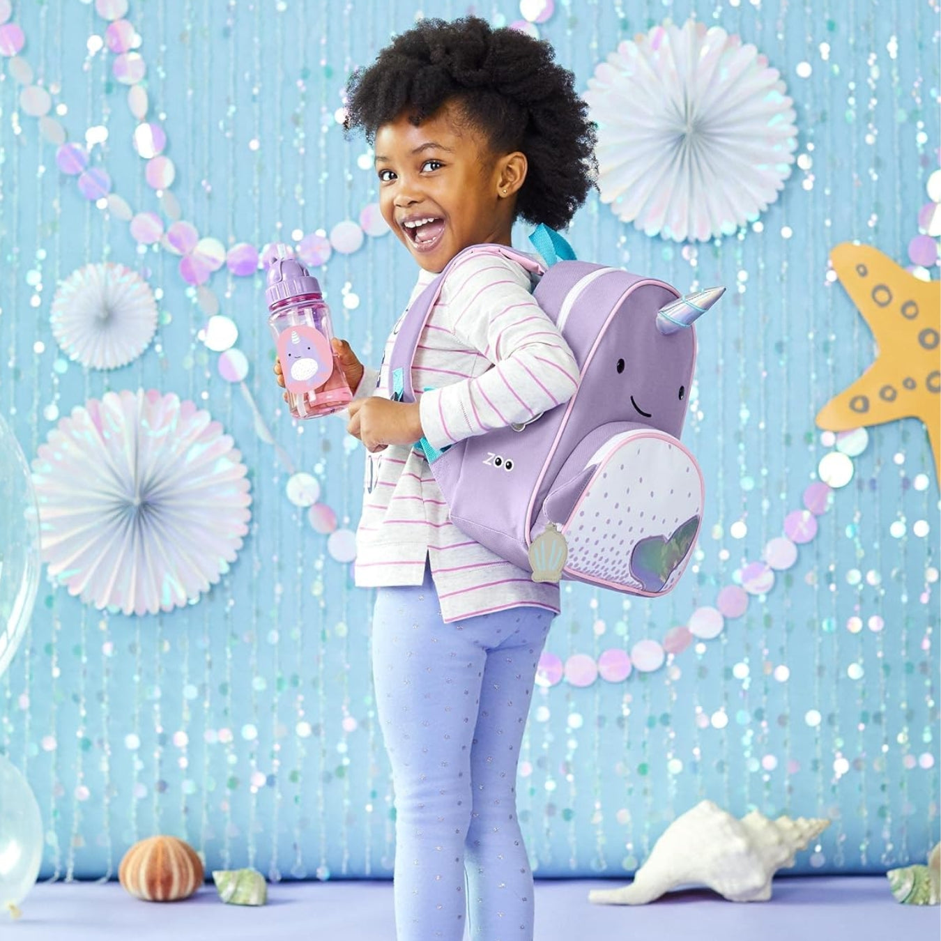 Skip Hop toddler backpack | Zoo Preschool Narwhal