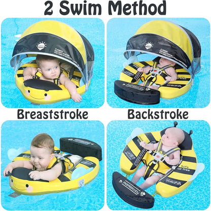 Mambobaby Baby Waist Float with Canopy – Bee