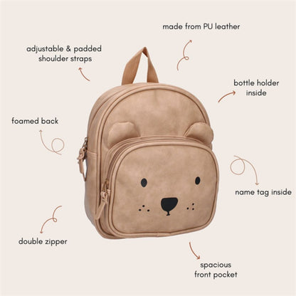 Vadobag Backpack Kidzroom Beary Excited - Sand