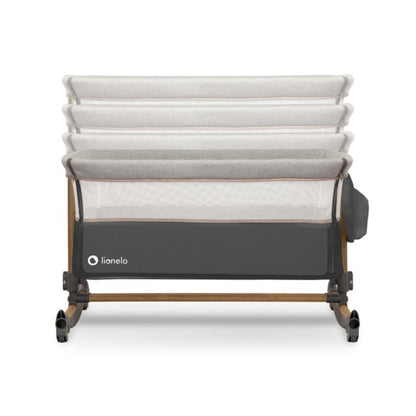 Lionelo Next To Me Bedside Cot Bed Leonie Grey Stone
