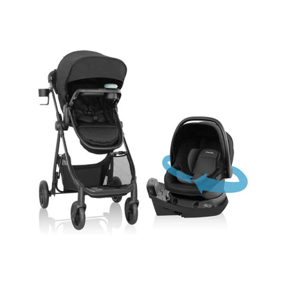 Evenflo Omni Ultra Travel System Stroller + Rotational Infant Car Seat