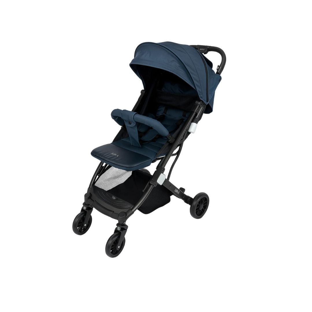 Miila Navy blue stroller on a white background