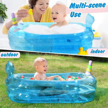 Jilong Sun Club Little Whale baby Inflatable Bathtub