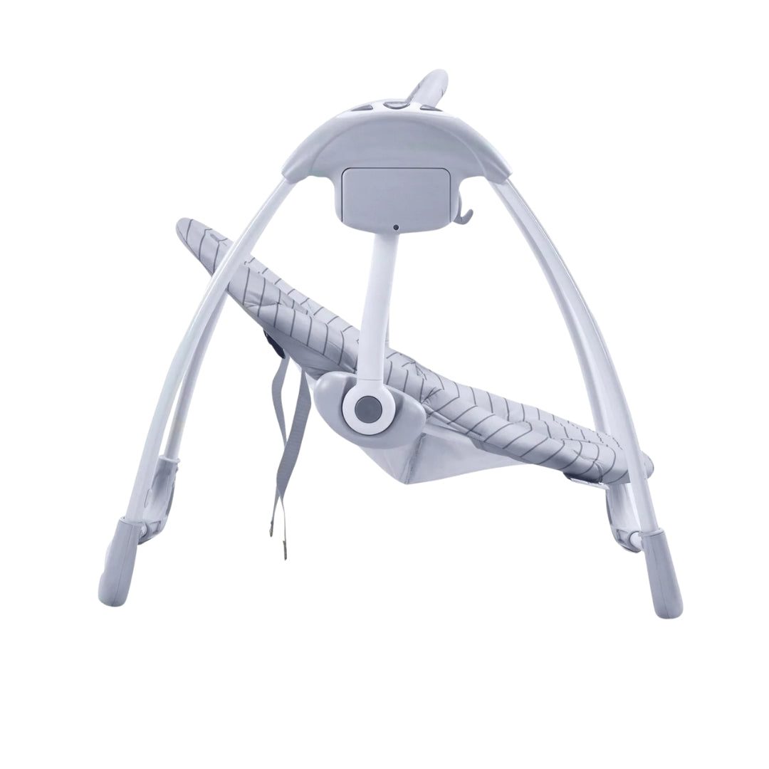 White Asalvo baby swing on a white background