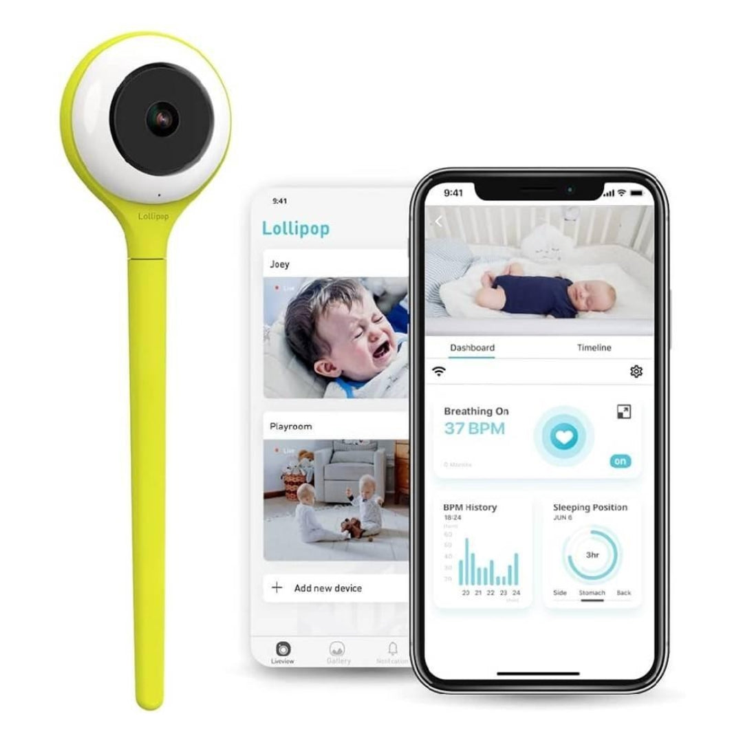 Lollipop Indoor Baby Monitor (1080p) - Pistachio Green