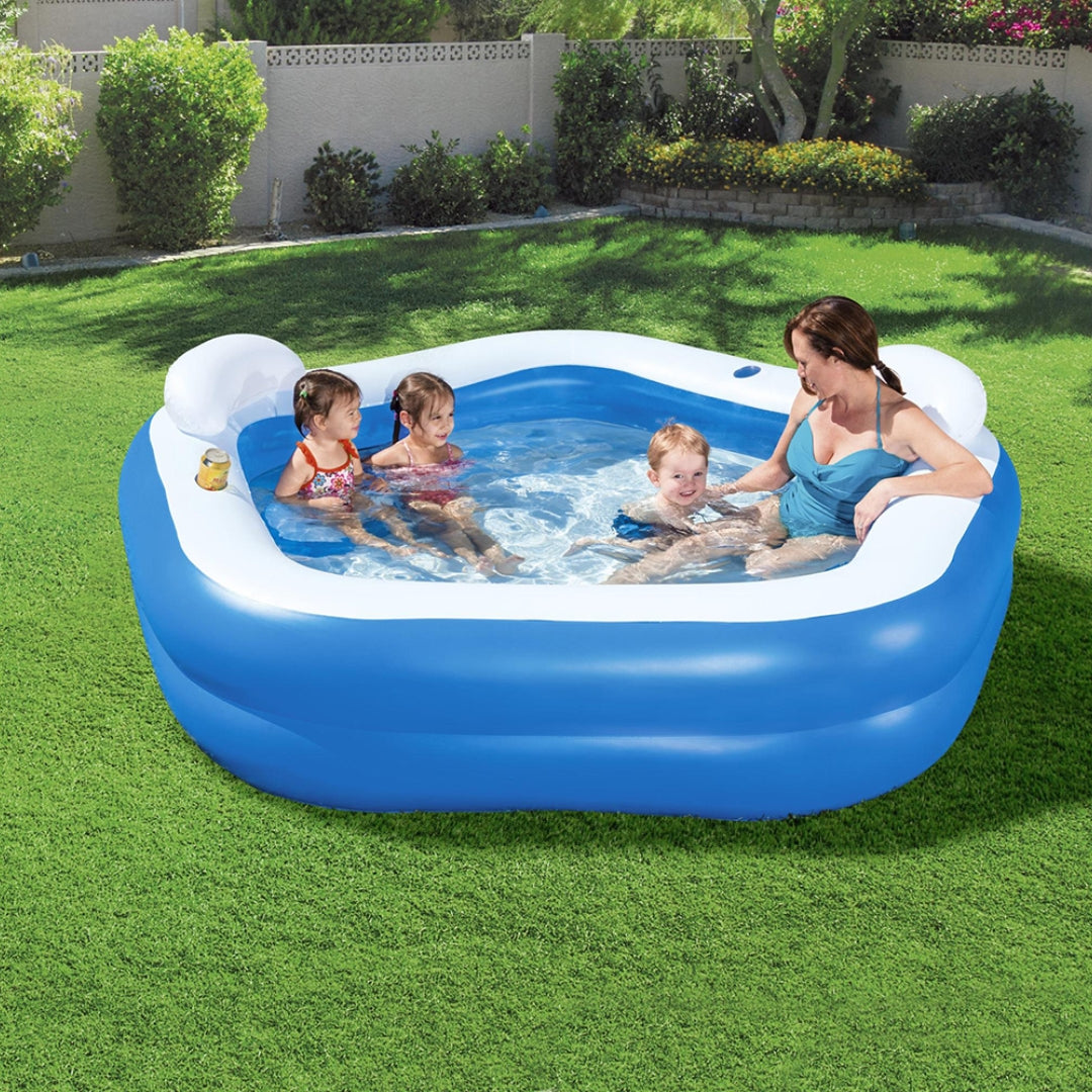 Bestway Backyard Oasis Family Fun Pool Inflatable Pool