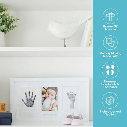 Pearhead Babyprints Newborn Handprint and Footprint Photo Frame Kit