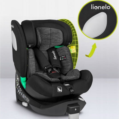 Lionelo Braam i-Size Car Seat Black Grey