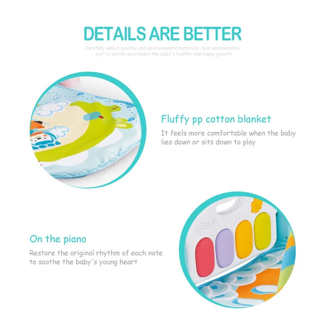 Piano Play Gym 5-in-1 Interactive Play Mat