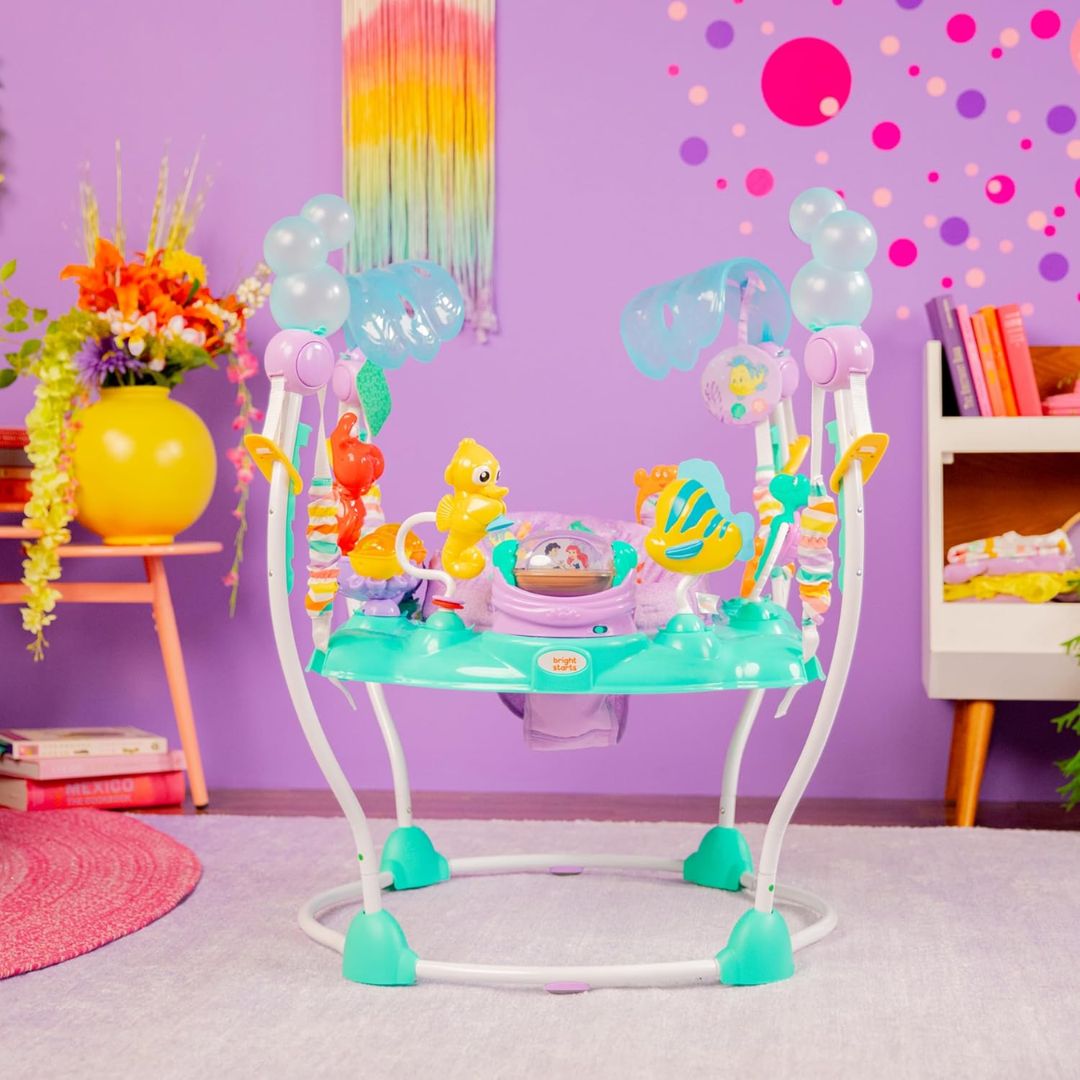 Bright Starts Disney The Little Mermaid Sea of Activities Baby Activity Jumper