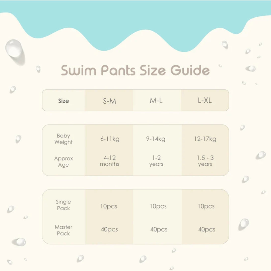 PureBorn Bamboo Baby Swim Pants