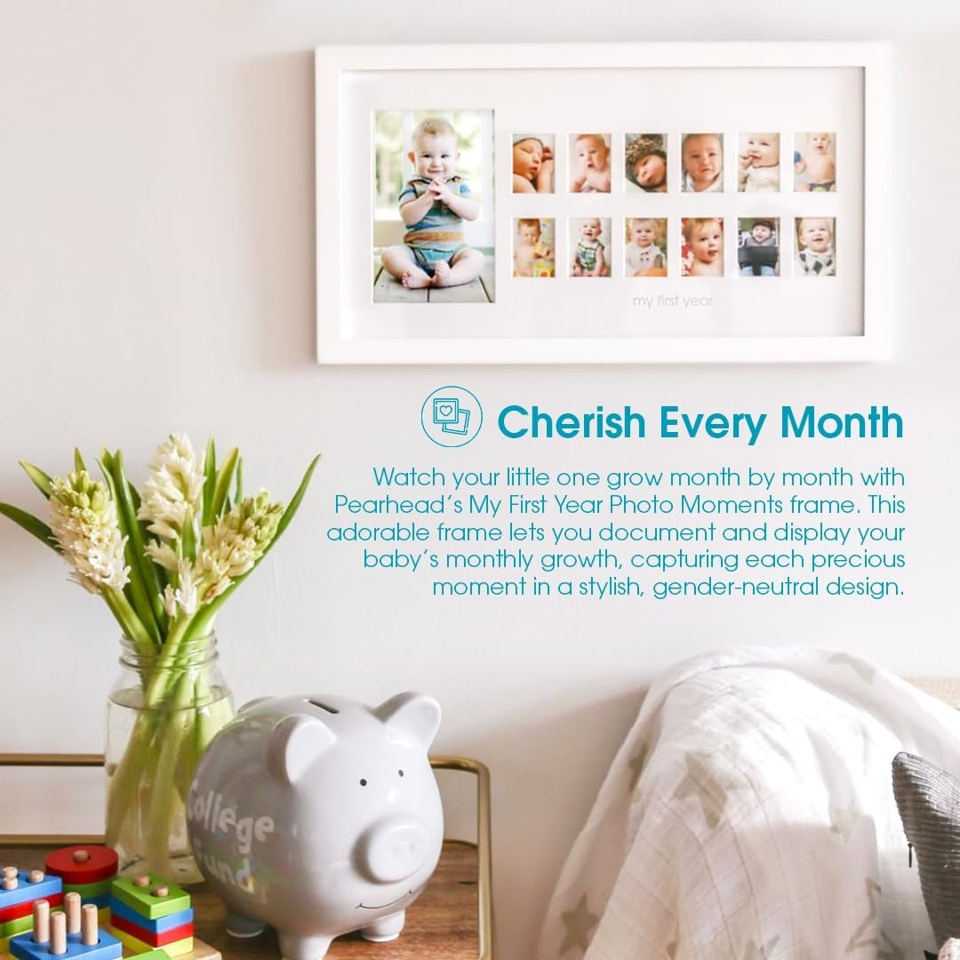 Pearhead My First Year Photo Moments Frame