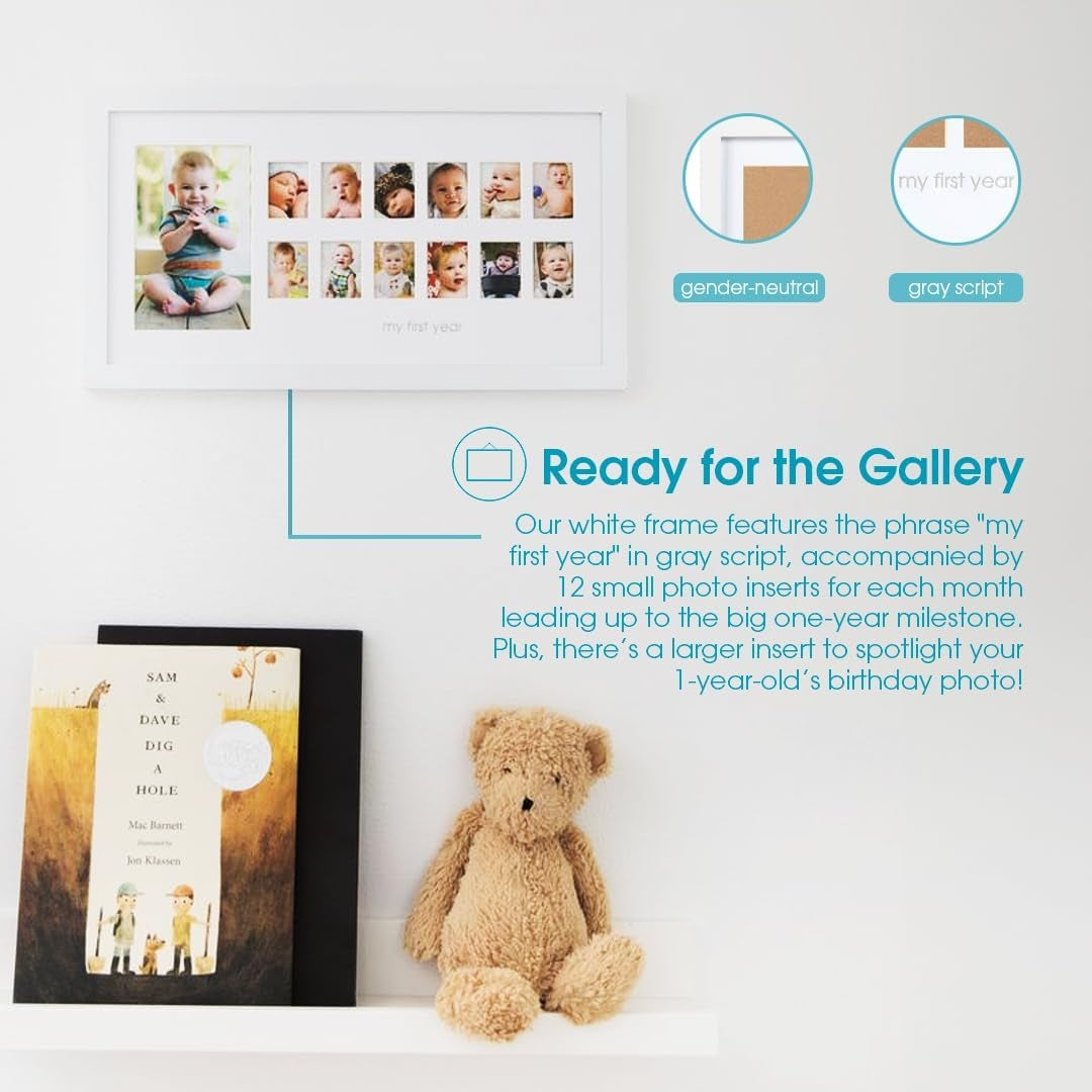 Pearhead My First Year Photo Moments Frame