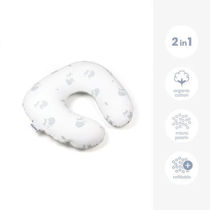 Doomoo Softy Fox Grey Soft Multi Use Pillow