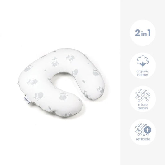Doomoo Softy Fox Grey Soft Multi Use Pillow