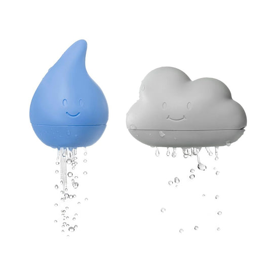 Ubbi Cloud and Droplet Silicone Bath Squeeze Toys