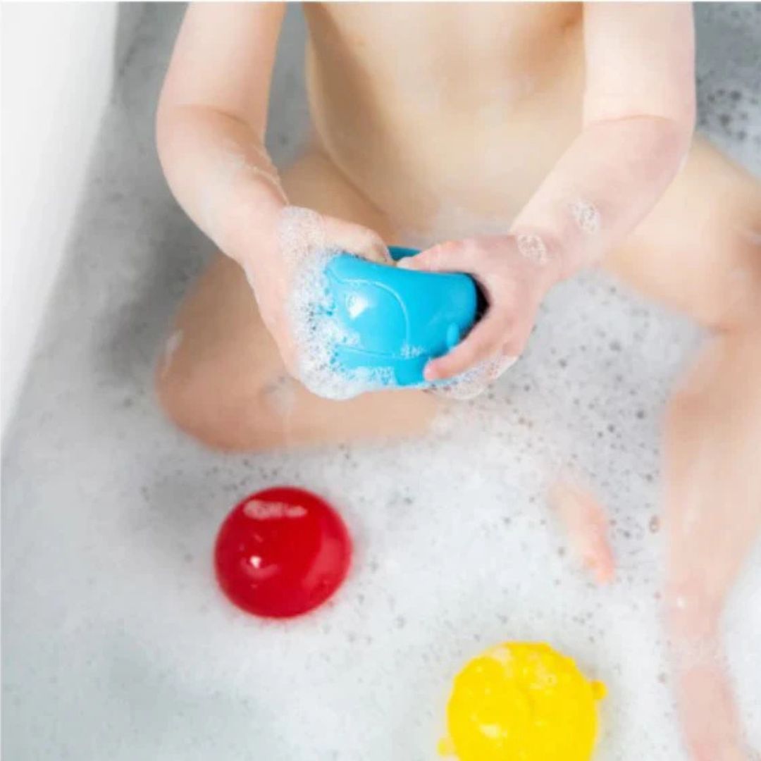 Ubbi Squeeze And Switch Silicone Bath Toys