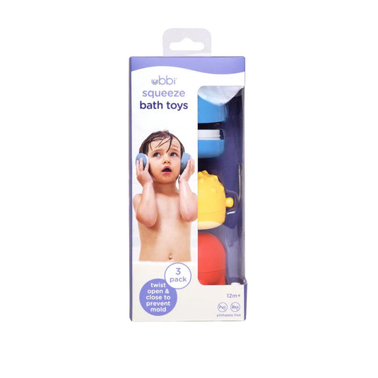 Ubbi Squeeze and Switch Silicone Bath Toys Contemporary