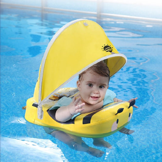 Mambobaby Baby Waist Float with Canopy – Bee